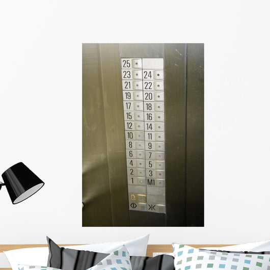 elevator control panel Wall Mural