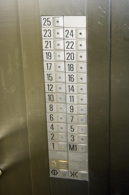 elevator control panel Wall Mural