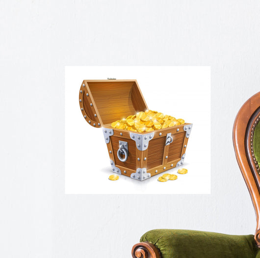 Vintage Wooden Chest with