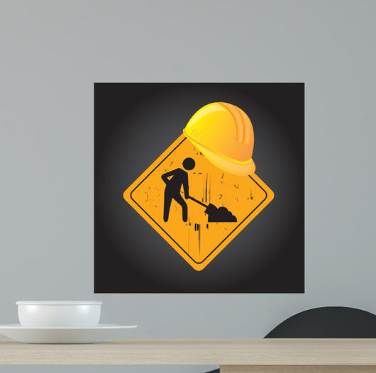 Construction Wall Mural