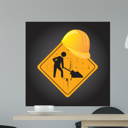 Construction Wall Mural
