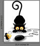Funny Cat with Computer