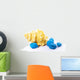 Sea Shell with Blue Stones Wall Mural