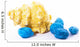 Sea Shell with Blue Stones Wall Mural