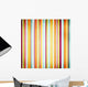 Retro Stripe Pattern with Wall Decal