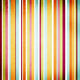 Retro Stripe Pattern with Wall Decal
