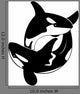 Vector Image Whale White