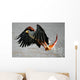 African Fish Eagle (Haliaeetus vocifer). Wall Mural