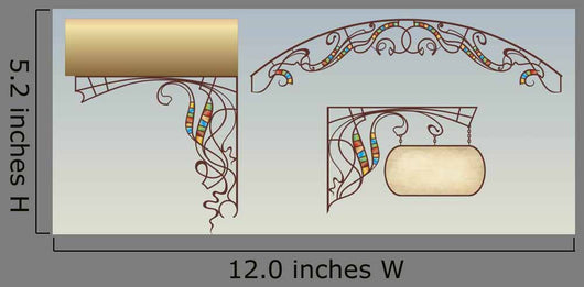 Wrought Iron Canopy