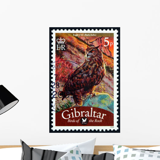 Postage Stamp Portugal 2008 Wall Mural