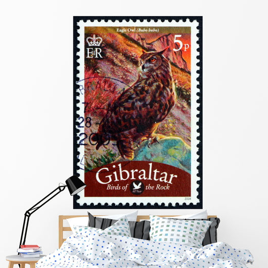 Postage Stamp Portugal 2008 Wall Mural