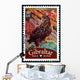 Postage Stamp Portugal 2008 Wall Mural