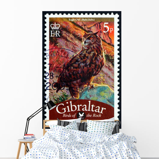 Postage Stamp Portugal 2008 Wall Mural