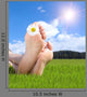 Naked Feet Grass with