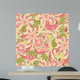 Abstract Floral Seamless Pattern Wall Decal