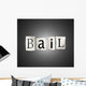 Bail Wall Mural