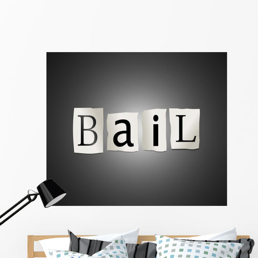 Bail Wall Mural