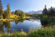 Nature Mountain Scene with