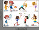 Kids Exercising and Playing