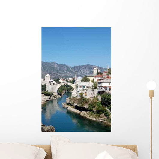 Mostar Et Sa Riviere Wall Decal