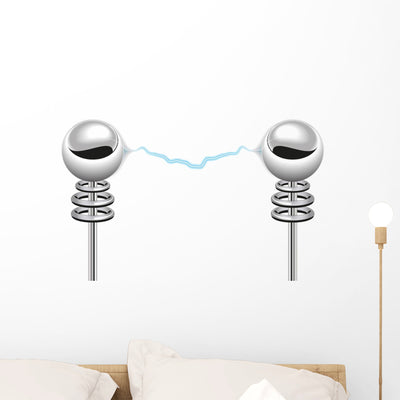 Electric Arc shown on a wall