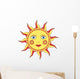 Abstract Cartoon Sun Wall Decal