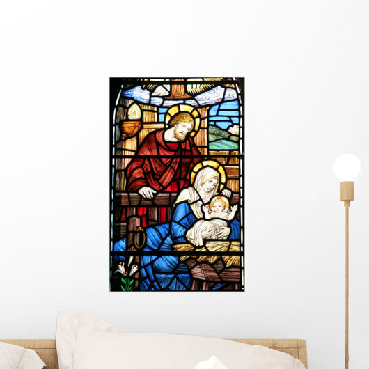 Stained Glass Window Wall Mural
