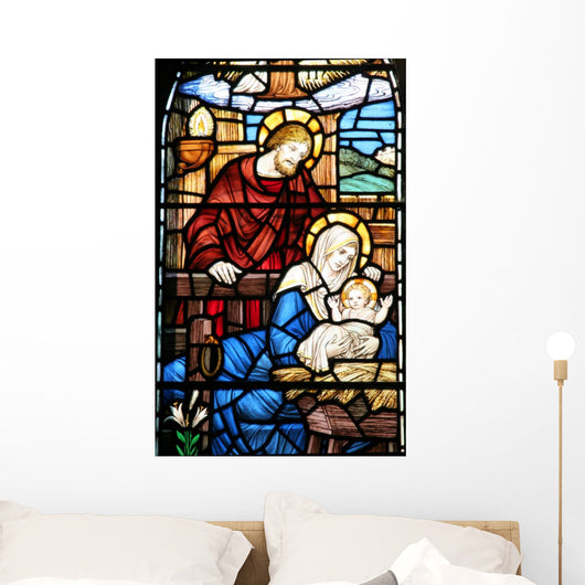 Stained Glass Window Wall Mural