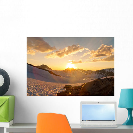 Sierra Nevada Sunset Wall Mural