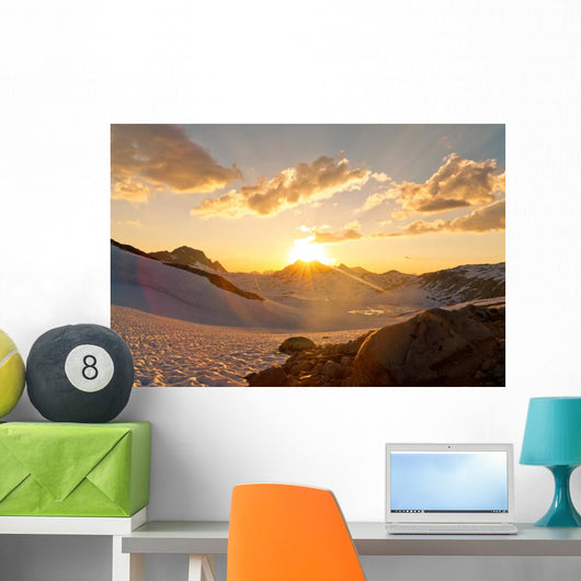 Sierra Nevada Sunset Wall Mural