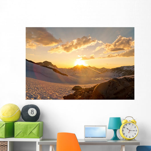 Sierra Nevada Sunset Wall Mural