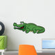 illustration of Cartoon crocodile vector Wall Decal