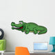illustration of Cartoon crocodile vector Wall Decal