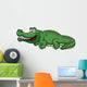 illustration of Cartoon crocodile vector Wall Decal