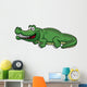 illustration of Cartoon crocodile vector Wall Decal