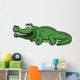 illustration of Cartoon crocodile vector Wall Decal