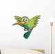illustration of Cartoon Hummingbird Wall Decal