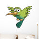 illustration of Cartoon Hummingbird Wall Decal
