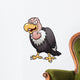 illustration of Cartoon vulture Wall Decal