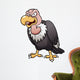 illustration of Cartoon vulture Wall Decal