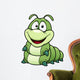 illustration of Cartoon worm Wall Decal