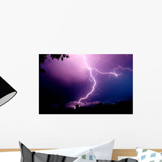 Lightning Strike Wall Decal