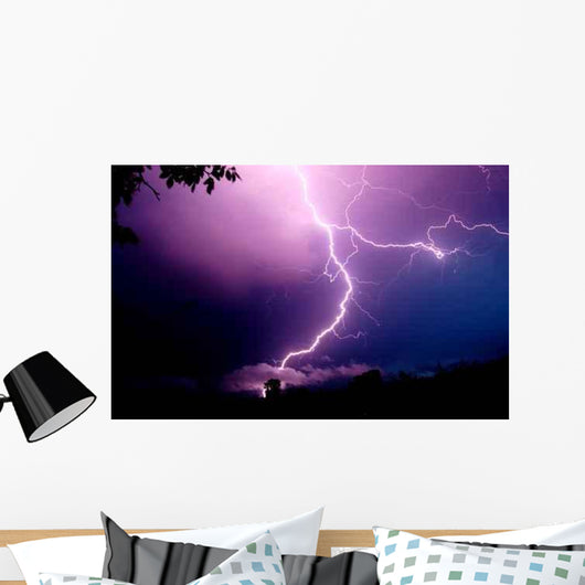 Lightning Strike Wall Decal