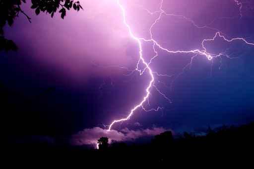 Lightning Strike Wall Decal