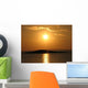 Sunset Over a Lake Wall Decal