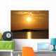 Sunset Over a Lake Wall Decal