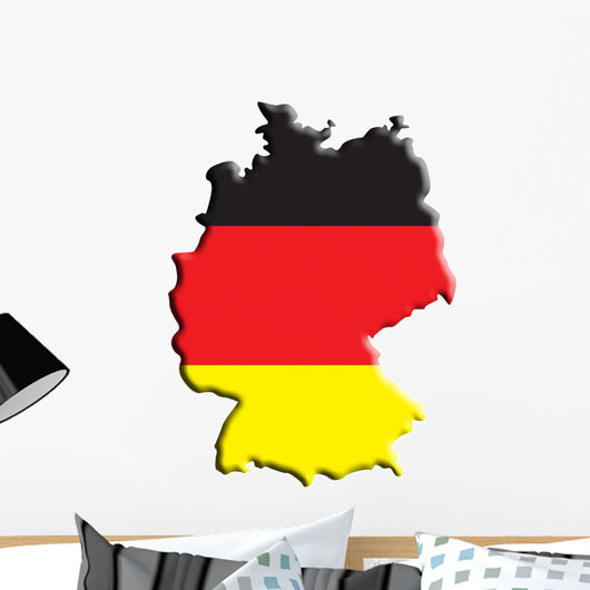 Map Germany Wall Decal