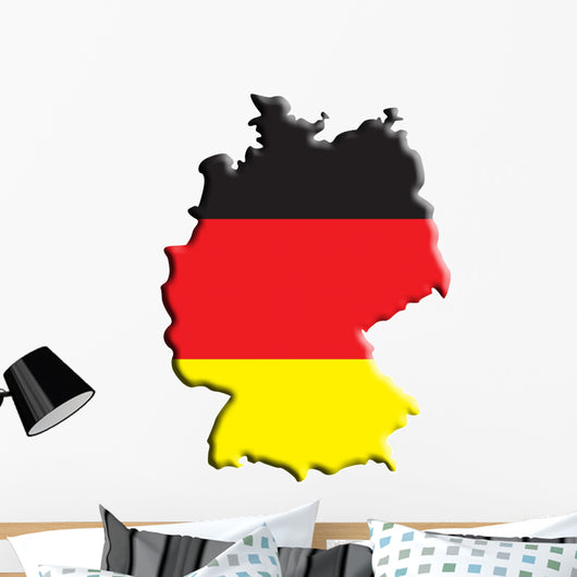 Map Germany Wall Decal