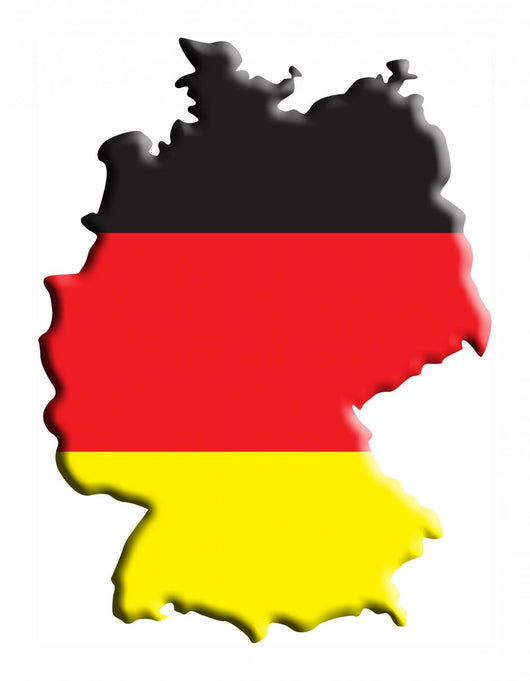 Map Germany Wall Decal