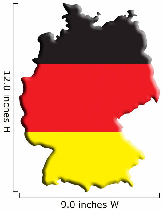 Map Germany Wall Decal